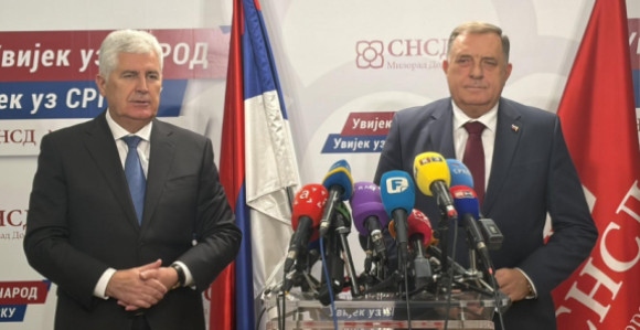 Састанак СНСД-а и ХДЗ-а у Бањалуци: Додик и Човић поручили - незаобилазан су фактор у формирању власти