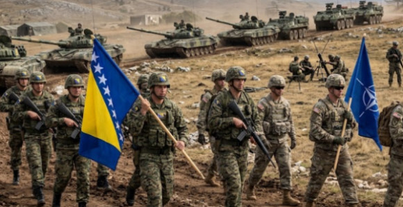 На Мањачи највећа војна вјежба припадника ОС БиХ и НАТО-а