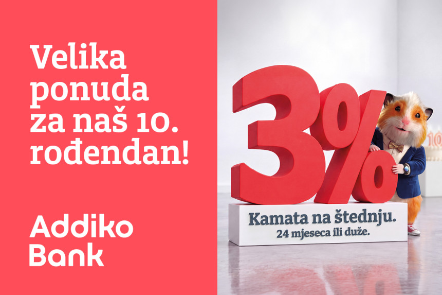 10 godina povjerenja: Addiko Bank Banjaluka slavi rođendan