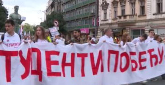 Студенти се први пут огласили након побједе на изборима