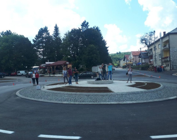 Otvoren kružni tok u Nevesinju