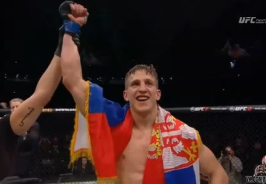 Video: "Čelični Srbin" pobjedom debitovao u UFC!