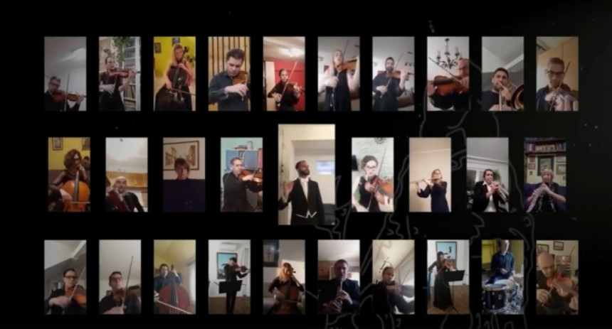 Muzičari SNP-a u znak solidarnosti sa Italijom održali "onlajn" koncert! (VIDEO)