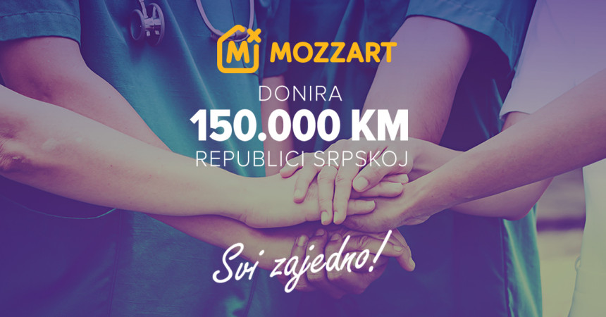Моззарт донира 150.000 КМ за борбу против вируса корона Српској