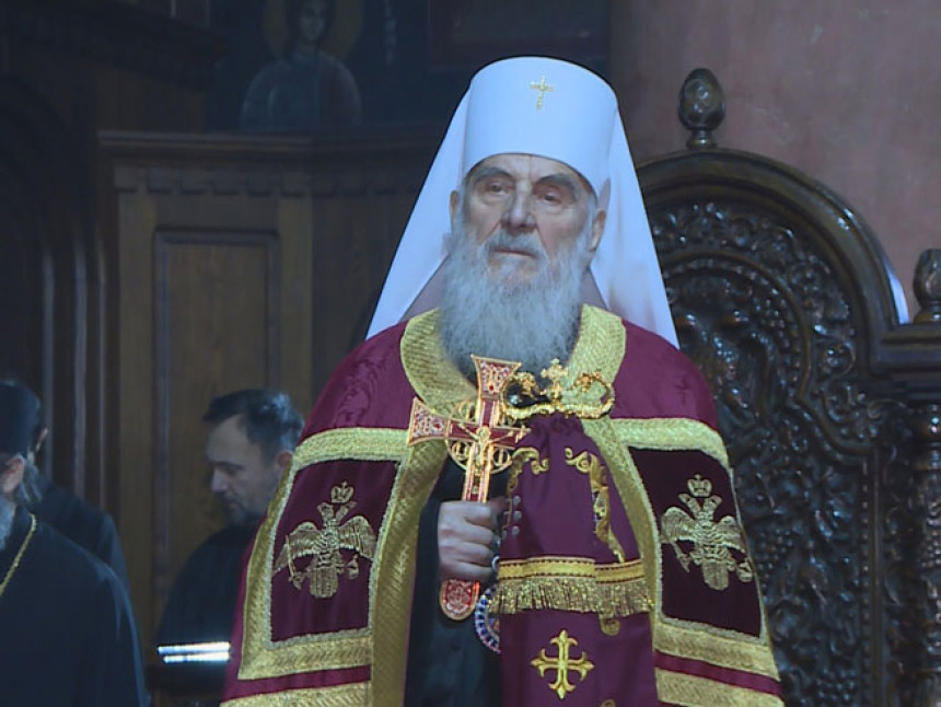 Слава Београда: Патријарх Иринеј служио литургију