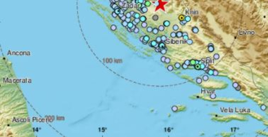 Земљотрес од 4,2 степена код Задра