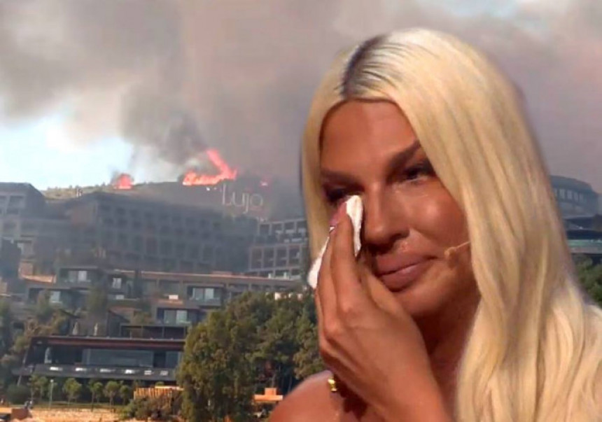 Jelena Karleuša evakuisana iz hotela zbog požara