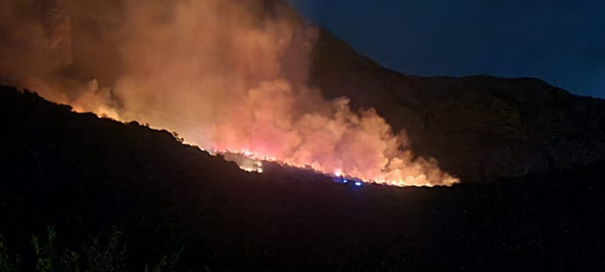 Veliki požar kod Makarske gasi 90 vatrogasaca
