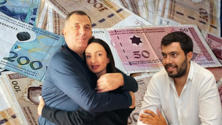 Фирма "незапосленог сина" Милорада Додика зарадила пола милиона КМ
