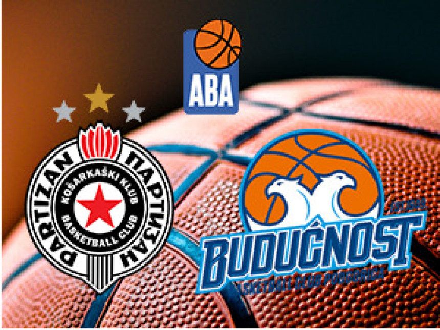 Košarkaši Partizana protiv Budućnosti za finale ABA lige