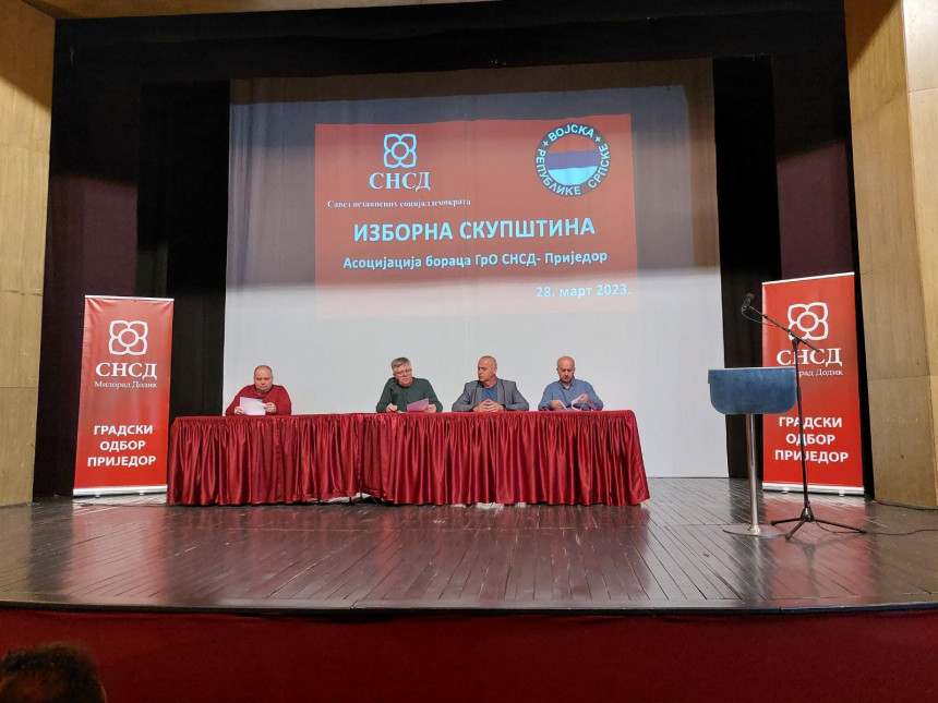 Prijedorski SNSD podijelio borce Vojske Republike Srpske - Osnovana Asocijacija boraca SNSD-a