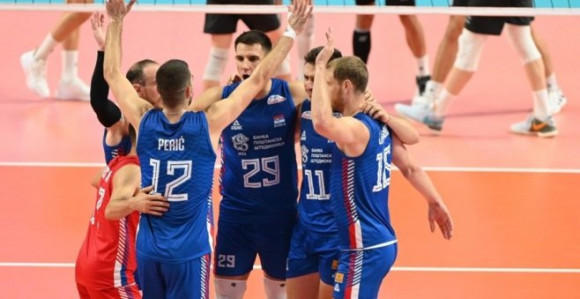 Treći trijumf: Odbojkaši Srbije savladali Estoniju