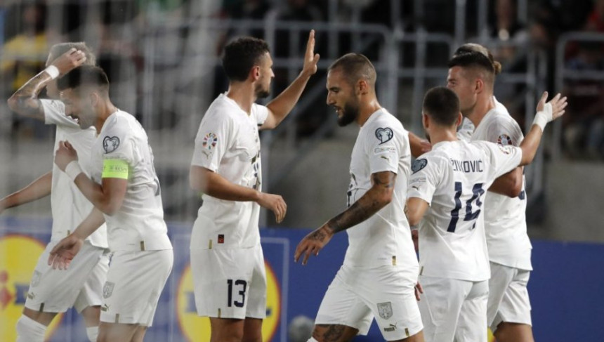 Fudbaleri Srbije pobijedili Litvaniju u Kaunasu 3:1