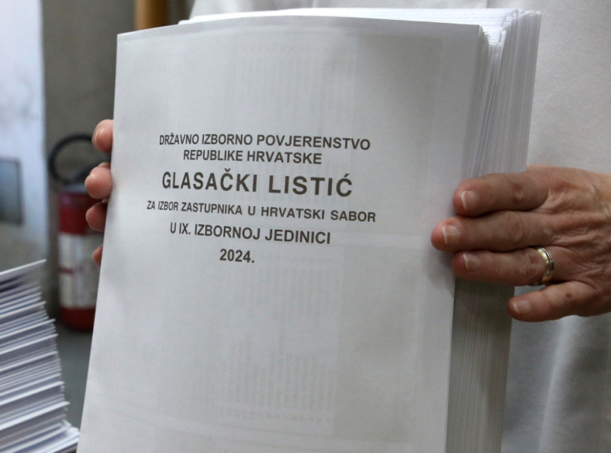 Otvorena biračka mesta na izborima u Hrvatskoj