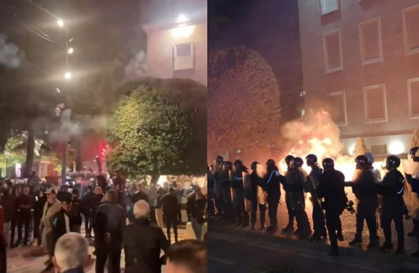Хаос: Нападнута резиденција Едија Раме у Тирани