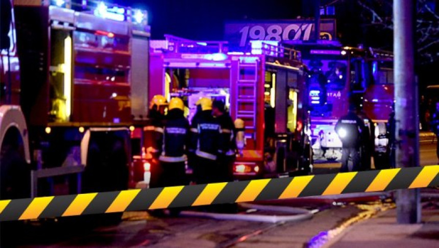 Požar u Čika Ljubinoj u Beogradu, nema povređenih
