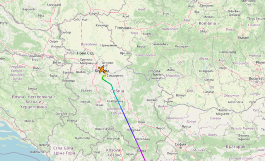 Avion Vlade Srpske iz Izraela sletio u Beograd