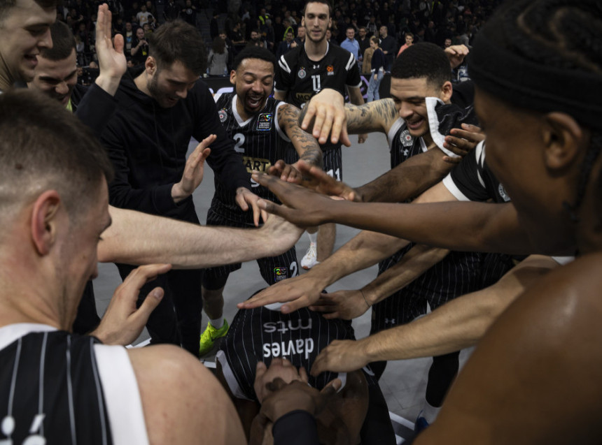 Košarkaši Partizana večeras pobijedili Split u ABA ligi