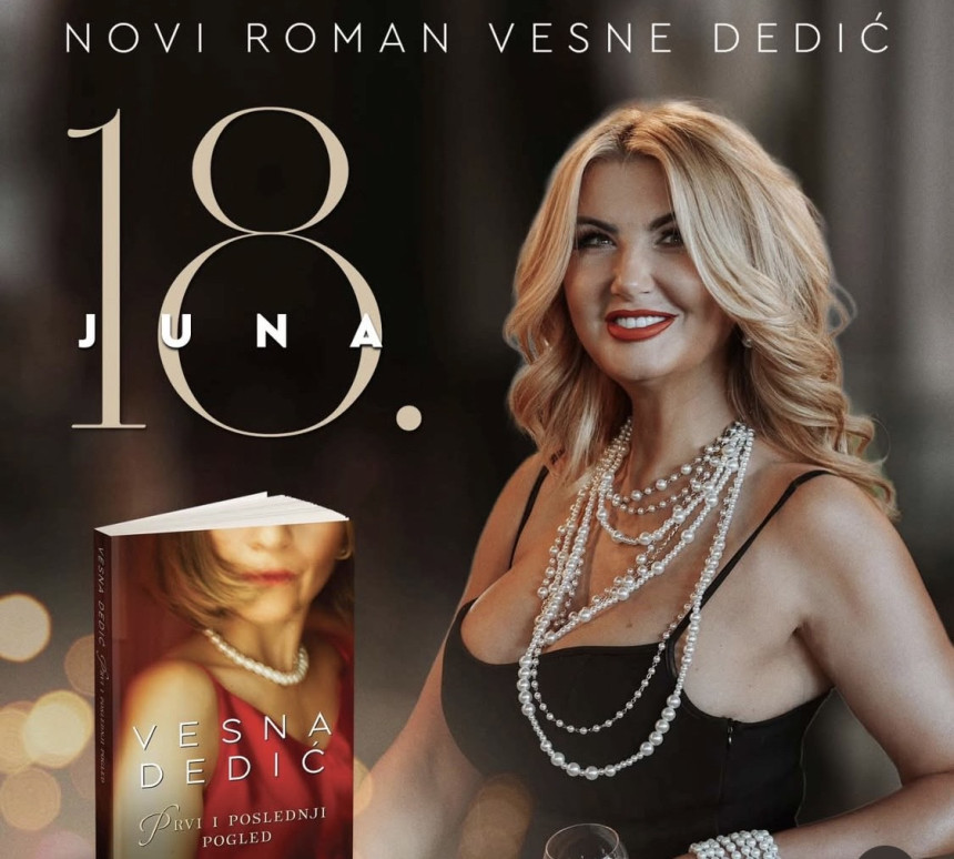 Izlazi novi roman Vesne Dedić "Prvi i poslednji pogled"