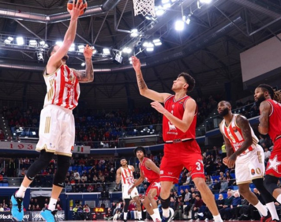 Košarkaši Zvezde za pobjedu protiv Olimpije u Milanu