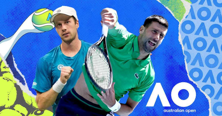 Меч Ђоковић - Зандшулп на Аустралијан опену