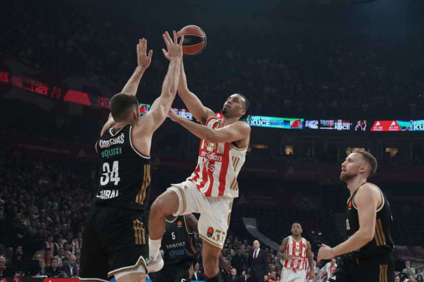 Košarkaši Crvene zvezde pobijedili Dubai u 25. kolu EL