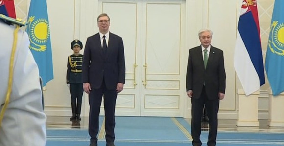 Највише одликовање Казахстана за предсједника Србије