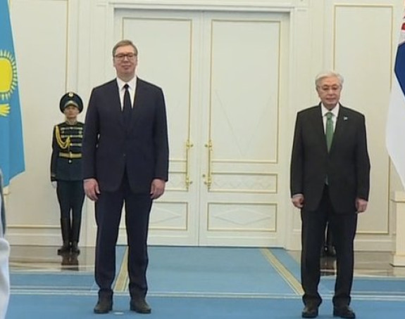 Највише одликовање Казахстана за предсједника Србије