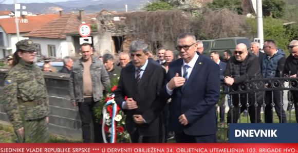 Zločinačka 103. brigada HVO postrojila se kod Dervente