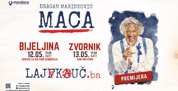 Nova hit predstava Dragana Marinkovića Mace u Bijeljini