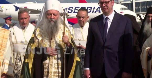 Часни Појас Пресвете Богородице стигао у Београд