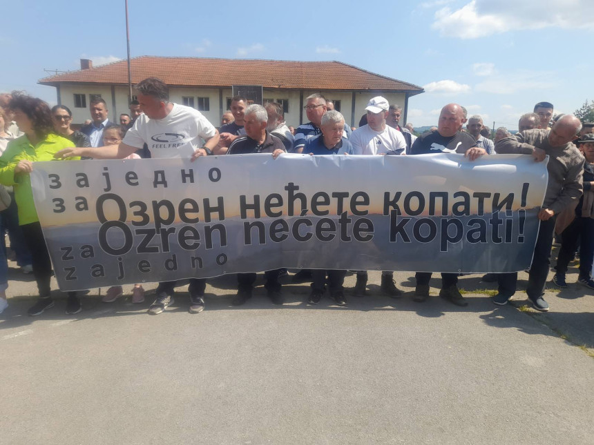Мјештани Озрена: Нећемо истраживања ни рударење! (ФОТО)
