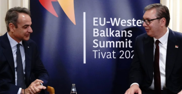 Vučić u Tivtu sa Micotakisom o proširenju EU