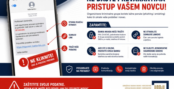 Banke: Ako dobijete ovu poruku, ne odgovarajte