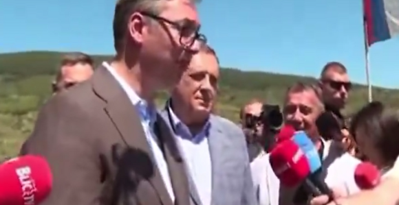 Додик се избламирао пред Вучићем - Није знао гдје је рођен?!